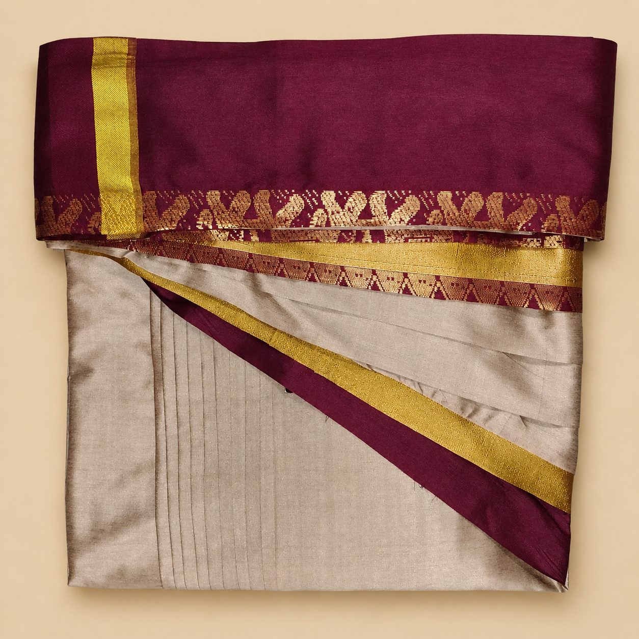 Box Pleat Saree 6